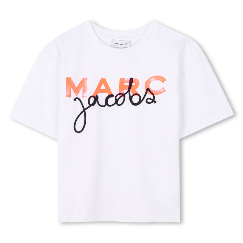 Round-neck cotton T-shirt MARC JACOBS 
                    BOY